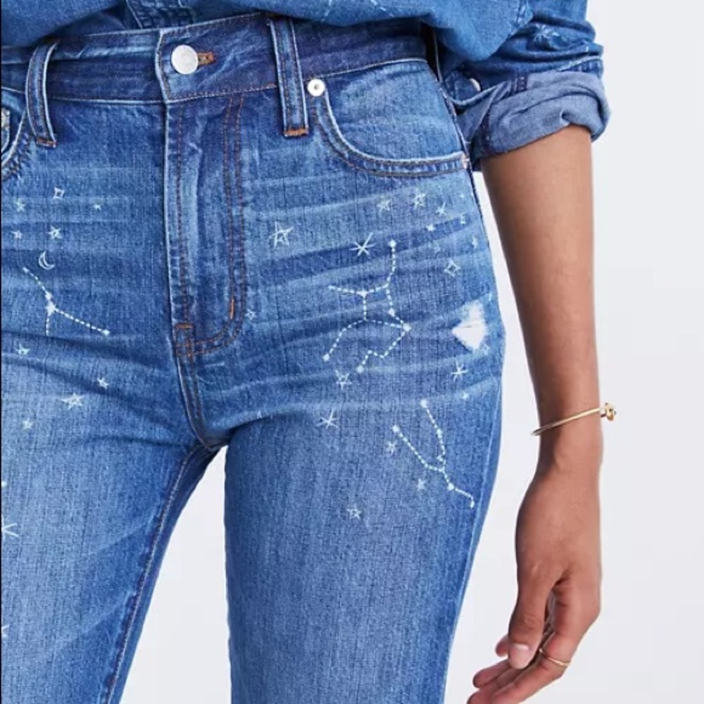 Madewell Perfect Jean Comet Constellation, NWT, 29